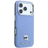 Dėklas Karl Lagerfeld case for IPHONE 18 Pro Max/ 17 Pro Max compatible with MagSafe (Grained Karl Head Metal) light mėlynas