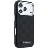 Dėklas Karl Lagerfeld Grained Mono Resin Logo MagSafe Case for iPhone 17 Pro Max / 18 Pro Max - Juodas