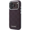 Dėklas Karl Lagerfeld Grained Mono Resin Logo MagSafe Case for iPhone 17 Pro / 18 Pro - Burgundy