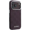Dėklas Karl Lagerfeld Grained Mono Resin Logo MagSafe Case for iPhone 17 Pro / 18 Pro - Burgundy