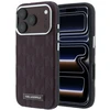 Dėklas Karl Lagerfeld Grained Mono Resin Logo MagSafe Case for iPhone 17 Pro Max / 18 Pro Max - Burgundy