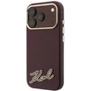 Dėklas Karl Lagerfeld Grained with Resin Signature Logo MagSafe, skirtas iPhone 18 Pro Max / 17 Pro Max