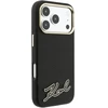Dėklas Karl Lagerfeld Grained with Resin Signature Logo MagSafe do iPhone 18 Pro / 17 Pro juoda