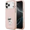 Karl Lagerfeld IML Aquarelle Choupette & Logo MagSafe dėklas skirtas Apple iPhone 17 Pro rožinės spalvos