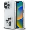 „Karl Lagerfeld IML Aquarelle Karl &amp; Choupette &amp; Logo“ dėklas, skirtas „iPhone 16 Pro Max“ - Baltas