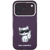 Dėklas Karl Lagerfeld IML Choupette Body Sketch Print MagSafe case for iPhone 18 Pro Max / 17 Pro Max burgundy