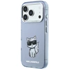 Dėklas Karl Lagerfeld IML Choupette Body Sketch Print MagSafe Case for iPhone 17 Pro / 18 Pro - Light Rožinė