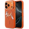 Dėklas Karl Lagerfeld IML Choupettes Karl Script Logo MagSafe Case for iPhone 17 Pro - Oranžinis