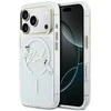 Dėklas Karl Lagerfeld IML Choupettes Karl Script Logo MagSafe Case for iPhone 17 Pro - Clear