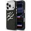Dėklas Karl Lagerfeld IML Glitter KL Diamond Logo Case for iPhone 17 Pro - Juodas