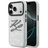 Dėklas Karl Lagerfeld IML Glitter KL Diamond Logo case for iPhone 17 Pro - sidabrinis