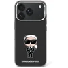 Dėklas Karl Lagerfeld IML Ikonik Sketch Print MagSafe Case for iPhone 17 Pro Max / 18 Pro Max - Juodas