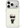 Dėklas Karl Lagerfeld IML Ikonik Sketch Print MagSafe do iPhone 18 Pro / 17 Pro smėlio spalva