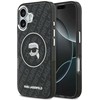 Dėklas Karl Lagerfeld IML Karl Head Logo MagSafe for Apple iPhone 17 Pro juodos spalvos