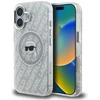 „Karl Lagerfeld IML Karl Head Logo MagSafe“ dėklas, skirtas „iPhone 16“ – pilkas