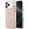 Karl Lagerfeld IML Karl RSG Logo MagSafe dėklas skirtas Apple iPhone 17 Pro Max rožinės spalvos