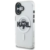 „Karl Lagerfeld IML Karl Sketch Logo MagSafe“ dėklas, skirtas „iPhone 16“ – skaidrus