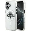 Karl Lagerfeld IML Karl Sketch Logo MagSafe dėklas Apple iPhone 17 Clear