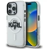 „Karl Lagerfeld IML Karl Sketch Logo MagSafe“ dėklas, skirtas „iPhone 16 Pro“ – skaidrus
