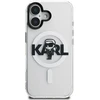 „Karl Lagerfeld IML Karl Sketch Logo MagSafe“ dėklas, skirtas „iPhone 16“ – skaidrus