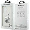 Karl Lagerfeld IML K&CH Back Logo Magnetic dėklas skirtas Apple iPhone Samsung Galaxy S26 skaidrus