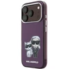 Karl Lagerfeld IML Karl&Choupette Bodies Sketch Print dėklas MagSafe, skirtas iPhone 17 Pro / 18 Pro – bordo spalvos