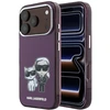 Karl Lagerfeld IML Karl&Choupette Bodies Sketch Print dėklas MagSafe, skirtas iPhone 17 Pro / 18 Pro – bordo spalvos