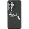 Karl Lagerfeld IML Choupette Karl Script Logo Magnetic dėklas skirtas Samsung Galaxy S26 Ultra juodos spalvos