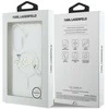 Karl Lagerfeld IML Choupette Karl Script Logo Magnetic dėklas skirtas Samsung Galaxy S26 Transparent