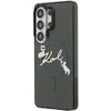 Karl Lagerfeld IML Choupette Karl Script Logo Magnetic dėklas skirtas Samsung Galaxy S26 Ultra juodos spalvos