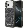Karl Lagerfeld IML Leopard Pattern MagSafe dėklas skirtas Apple iPhone 17 Pro Max juodos spalvos