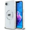Karl Lagerfeld IML metalinis Karl Head MagSafe dėklas iPhone 16e Baltas