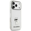 Dėklas Karl Lagerfeld IML NFT Choupette, skirtas iPhone 18 Pro / 17 Pro, permatomas