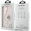Karl Lagerfeld dėklas, skirtas SAMSUNG S26 Ultra KLHMS26L6HCPSCP (magnetinis IML Peekaboo Choupette dėklas), rožinis
