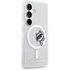 Karl Lagerfeld IML Choupette Peekaboo Logo Magnetic dėklas skirtas Apple iPhone Samsung Galaxy S26+ skaidrus