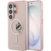 Karl Lagerfeld dėklas, skirtas SAMSUNG S26 Ultra KLHMS26L6HCPSCP (magnetinis IML Peekaboo Choupette dėklas), rožinis