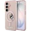 Karl Lagerfeld dėklas SAMSUNG S26 KLHMS26S6HCPSCP (magnetinis IML Peekaboo Choupette) rožinis