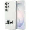 Karl Lagerfeld IML K&CH Peekaboo Logo Magnetic dėklas skirtas Apple iPhone Samsung Galaxy S26 Ultra baltos spalvos