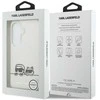 Karl Lagerfeld IML K&CH Peekaboo Logo Magnetic dėklas skirtas Apple iPhone Samsung Galaxy S26+ baltos spalvos