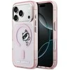 Dėklas Karl Lagerfeld IML Peekaboo MagSafe Case for iPhone 17 Pro - Rožinė