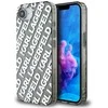 Karl Lagerfeld IML Repeat Logo dėklas, skirtas iPhone 16e - sidabrinis