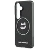 Karl Lagerfeld IML kartotinis „Choupette MagSafe“ dėklas, skirtas „Samsung Galaxy S26“, juodas