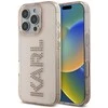 Dėklas Karl Lagerfeld IML Rhinestones Logo iPhone 16 Pro Max Case - Rožinė