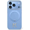 Dėklas Karl Lagerfeld IML Ring Stand 360 Kameo Metal MagSafe Case for iPhone 17 Pro / 18 Pro - Mėlyna