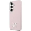 Karl Lagerfeld K metalinis logotipas „MagSafe“ dėklas, skirtas „Samsung Galaxy S26“, rožinis
