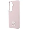 Karl Lagerfeld K metalinis logotipas „MagSafe“ dėklas, skirtas „Samsung Galaxy S26“, rožinis