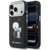 Dėklas Karl Lagerfeld Karl &amp; Choupette Back Logo MagSafe Case for iPhone 17 Pro - Juodas
