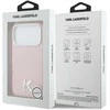 Dėklas Karl Lagerfeld case for IPHONE 17 Pro Max compatible with MagSafe KLHMP17X5PGFKHGP (PU FW W/ KHead Logo) pink