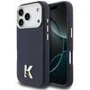 Dėklas Karl Lagerfeld case for IPHONE 17 Pro compatible with MagSafe KLHMP17L5PGFKHGB (PU FW W/ KHead Logo) mėlynas