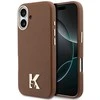 Dėklas Karl Lagerfeld case for IPHONE 17 compatible with MagSafe KLHMP17S5PGFKHGW (Karl Head Logo) ruda